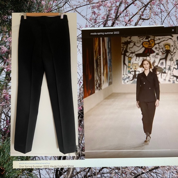 AKRIS black wool pant size 4 - Picture 3 of 11